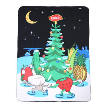 plush polar fleece Throw Printing Blankets